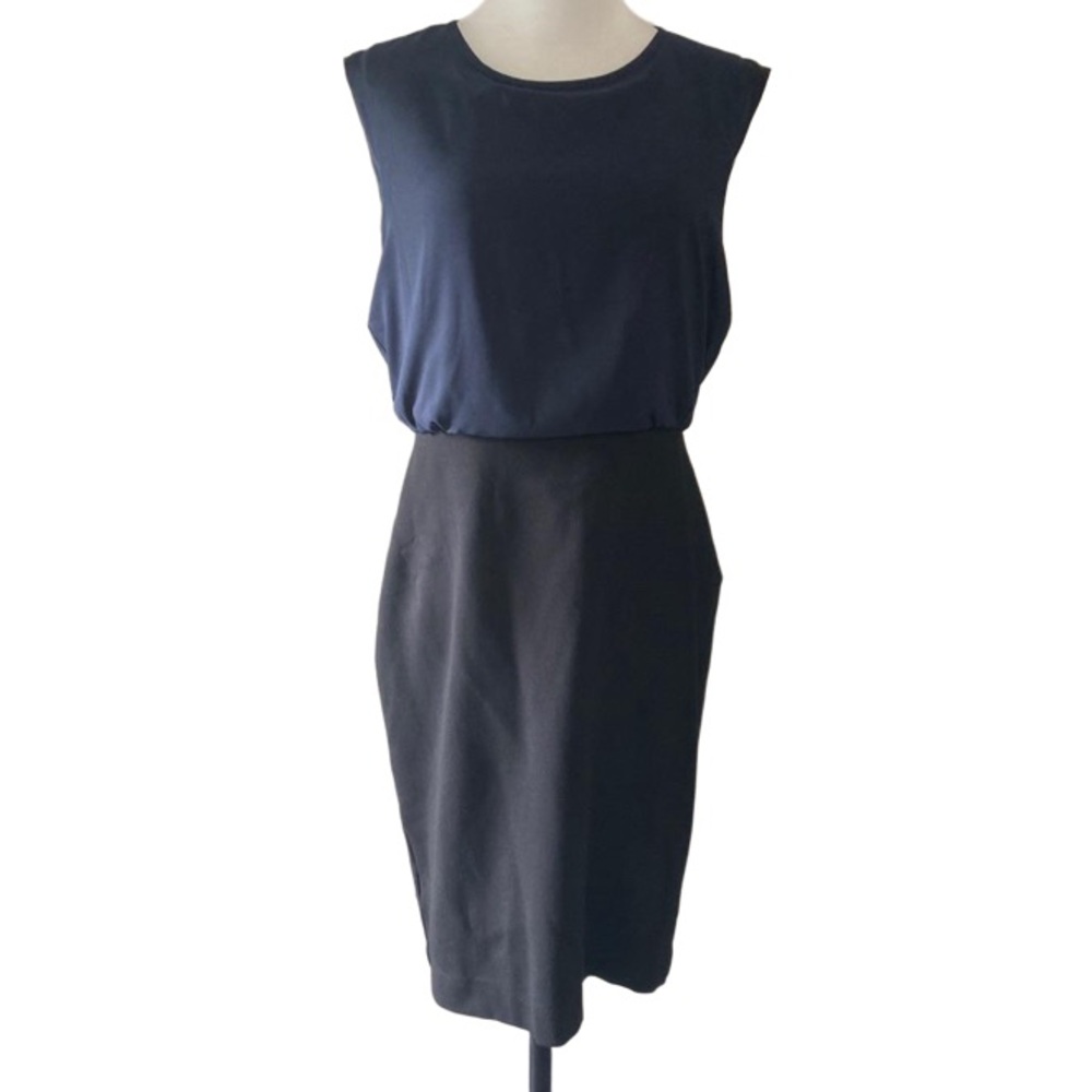 Loft Petites Navy Black Tank Dress 8P